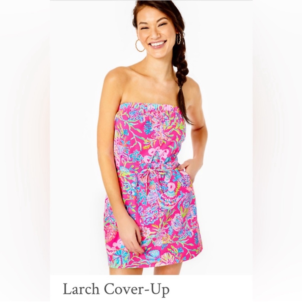 Lilly Pulitzer Strapless Dress. Sz Small.